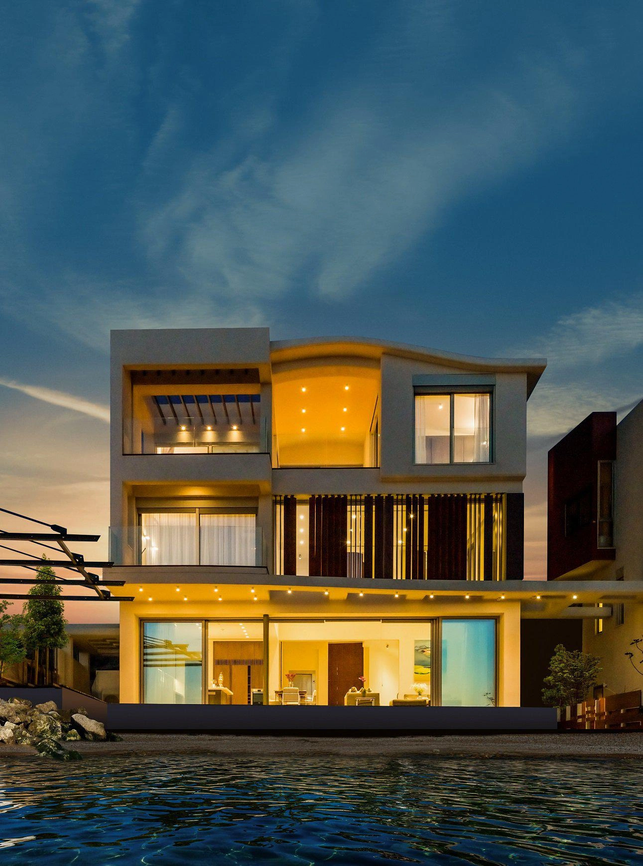 Modern villas in Paphos, Cyprus