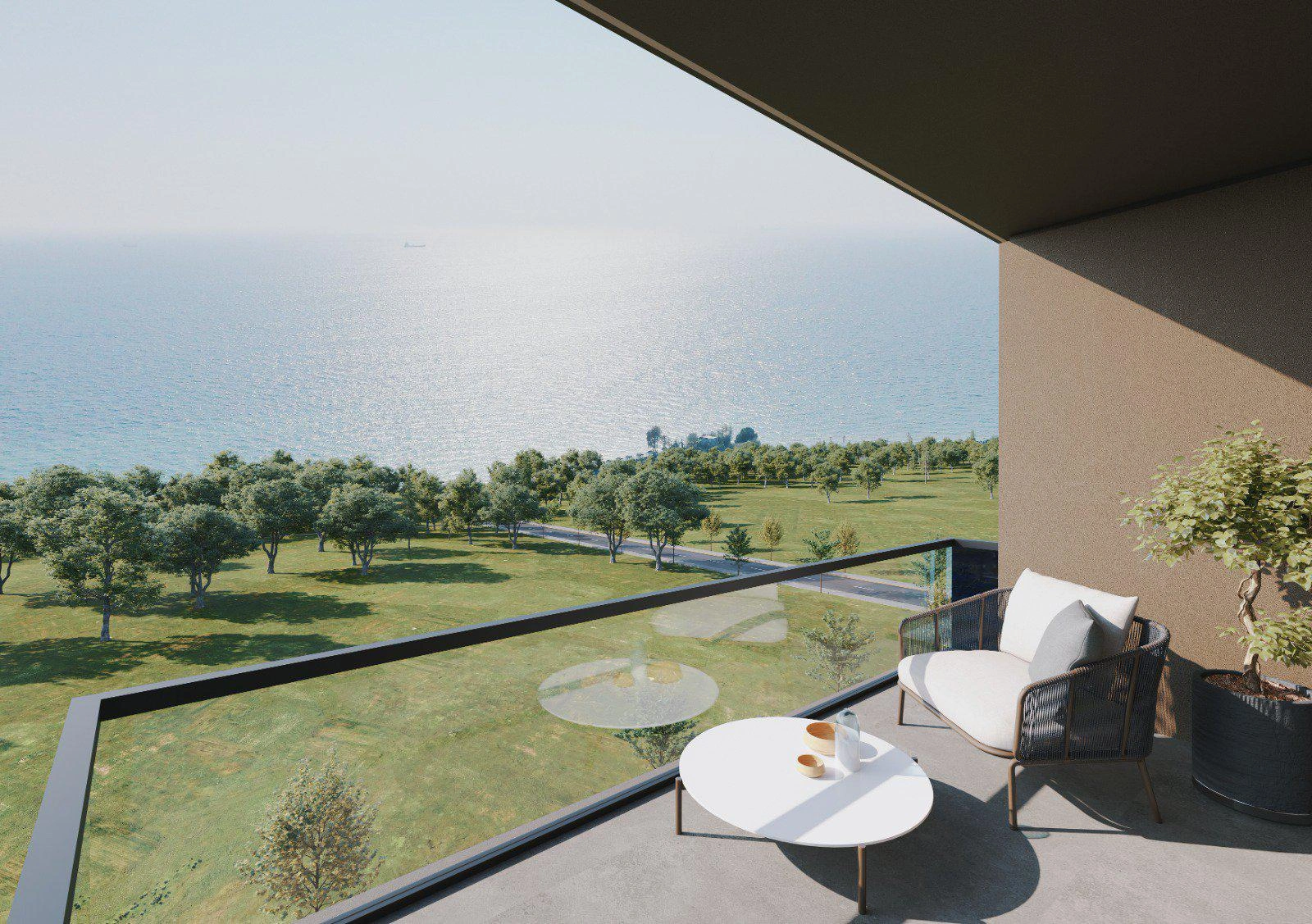 آپارتمانها در یک مجتمع مسکونی مدرن در Büyükçekmece، استانبول، ترکیه