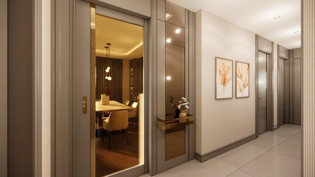 آپارتمانها در یک مجتمع مسکونی مدرن در Büyükçekmece، استانبول، ترکیه