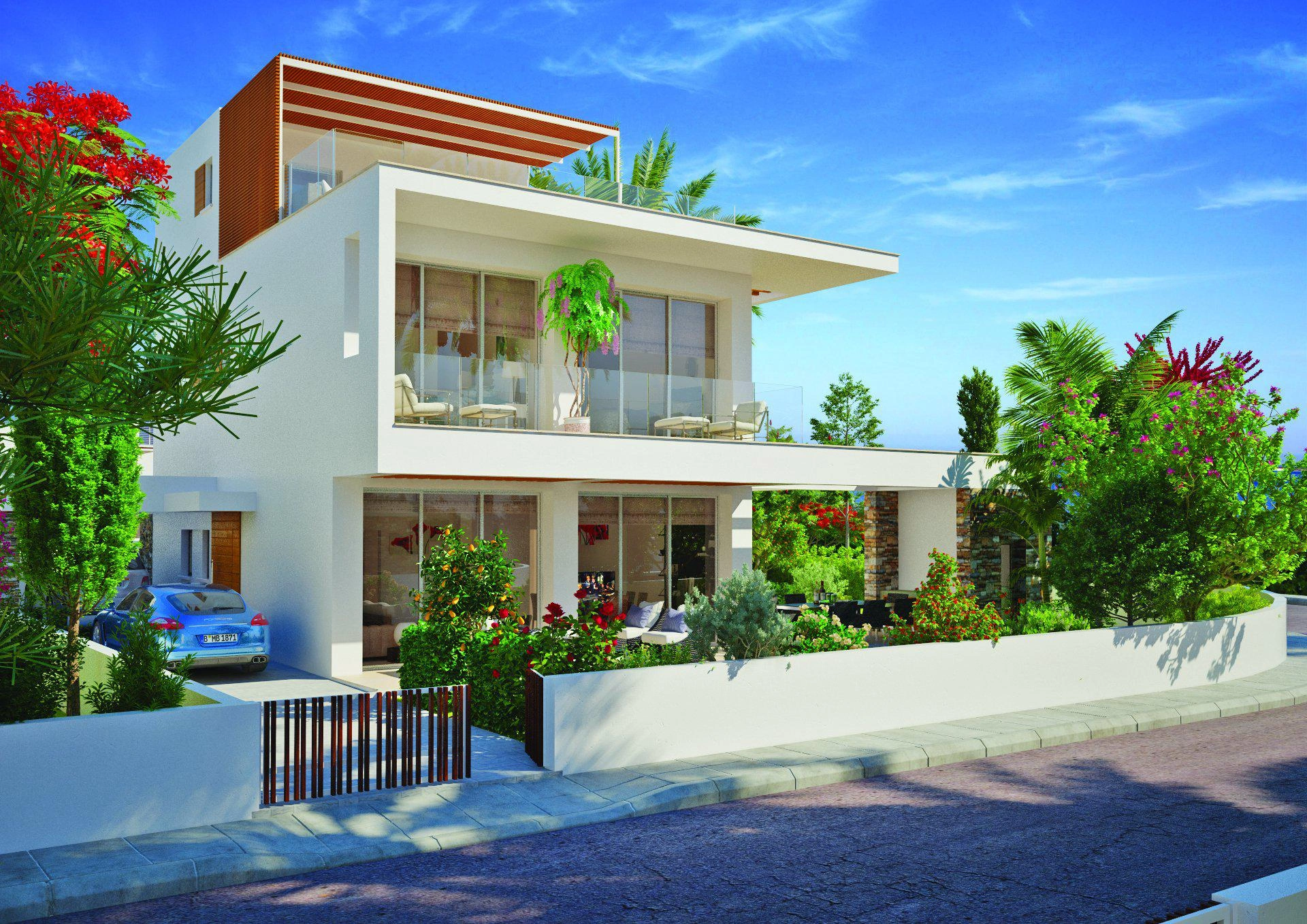 فيلات في مجمع سكني عصري في بافوس، قبرص