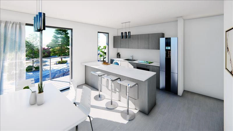 تاونهاوسها در یک پروژهٔ مسکونی جدید در پافوس، قبرس