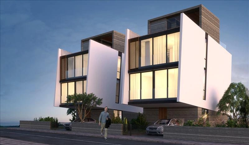 Apartments and villas in a modern residential complex in Paphos, Cyprus
