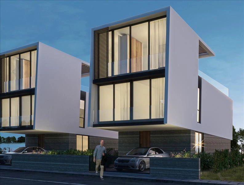 Apartments and villas in a modern residential complex in Paphos, Cyprus