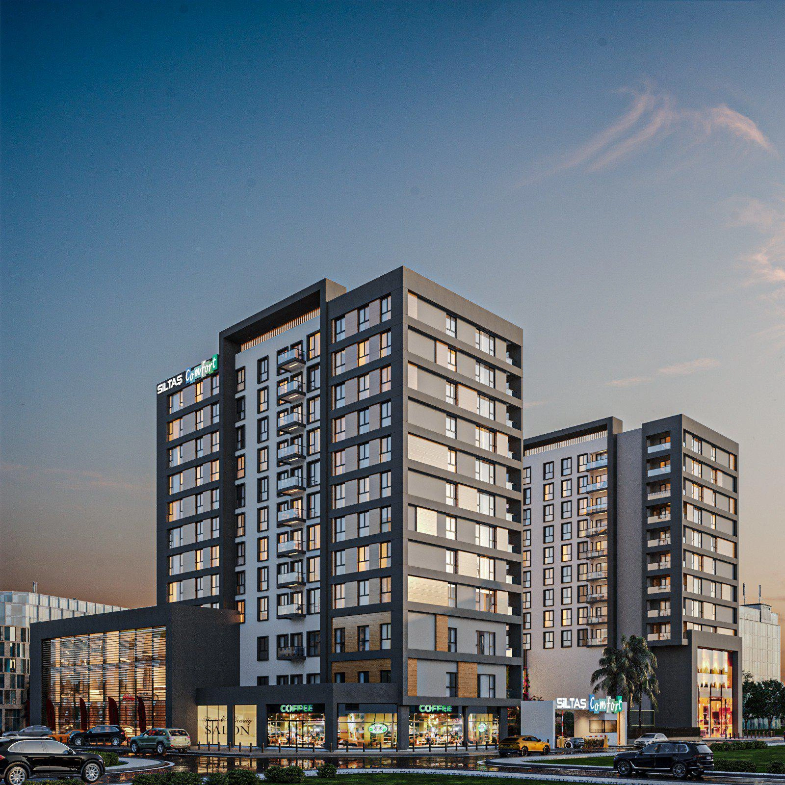 土耳其伊斯坦布尔Sanjaktepe住宅小区公寓