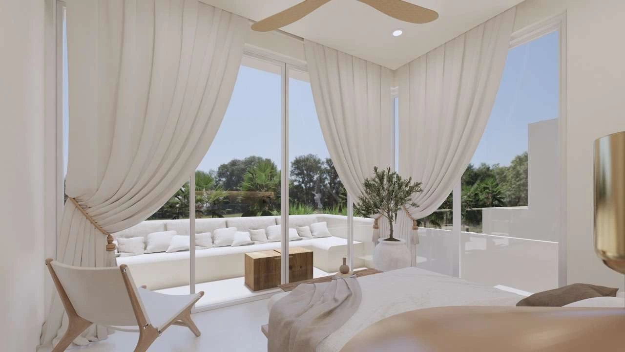 Complex of luxury villas on the island of Bali