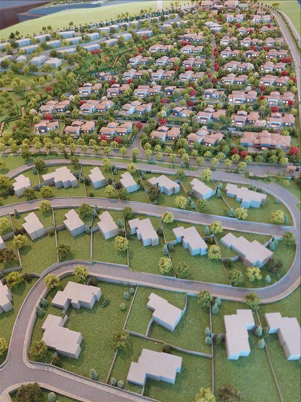 Villas in a modern residential complex in Istanbul, Turkiye