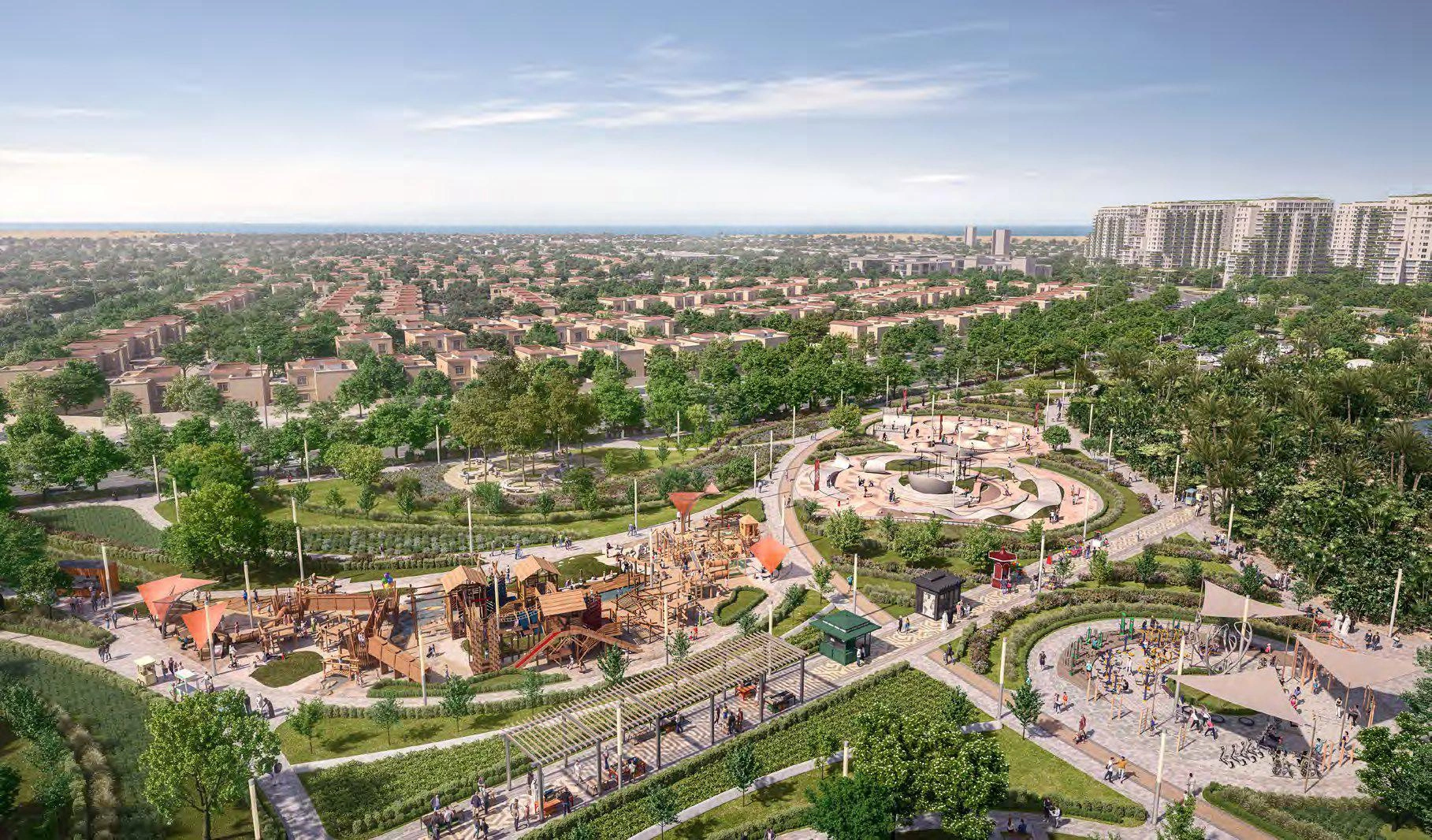 فلل Yas Park Views — أبوظبي، الإمارات العربية المتحدة