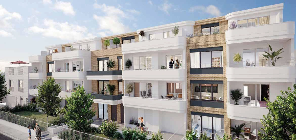 Apartments in a residential complex in Val-d'Oise, Ile-de-France, France