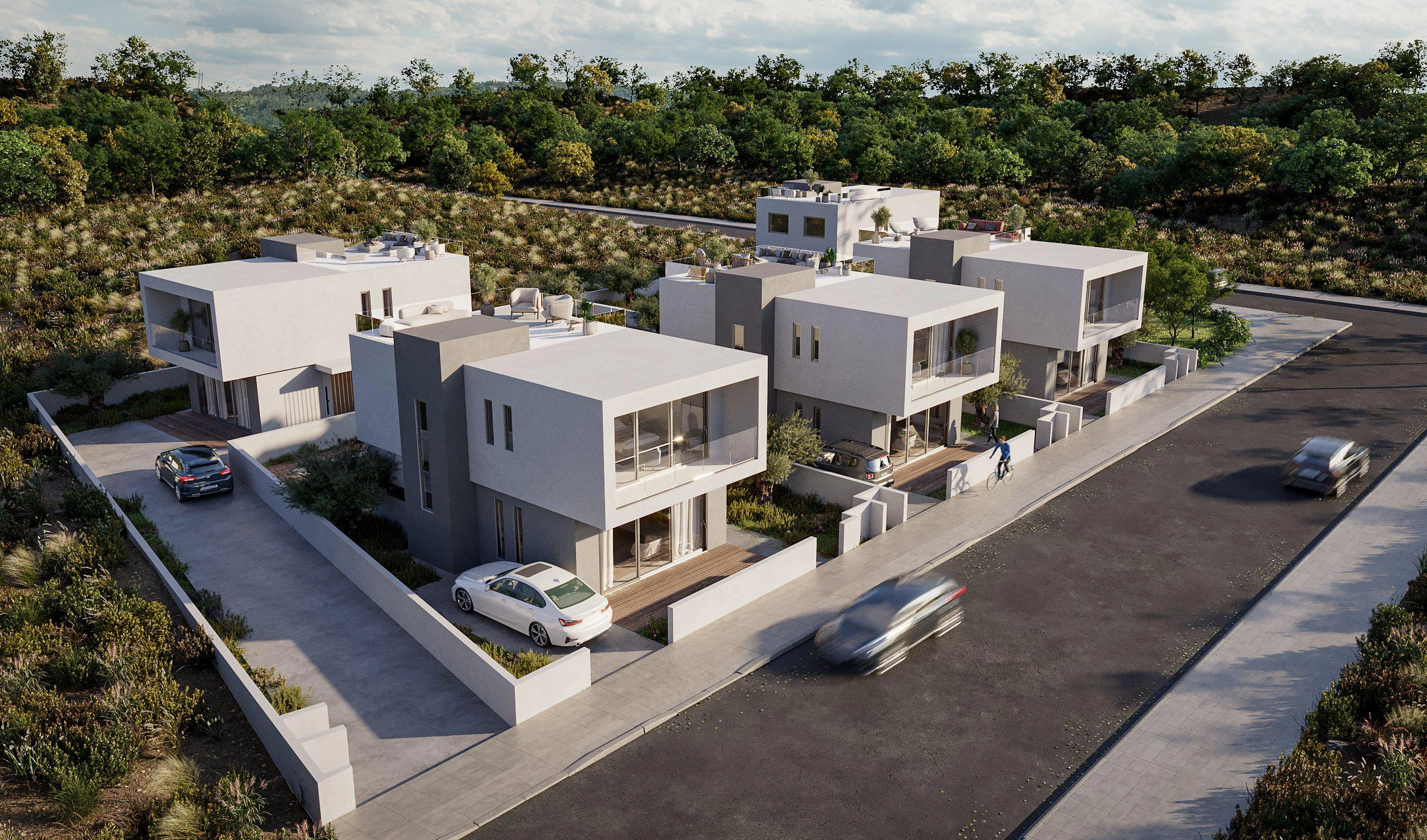 Villas in a residential complex in Paphos, Cyprus