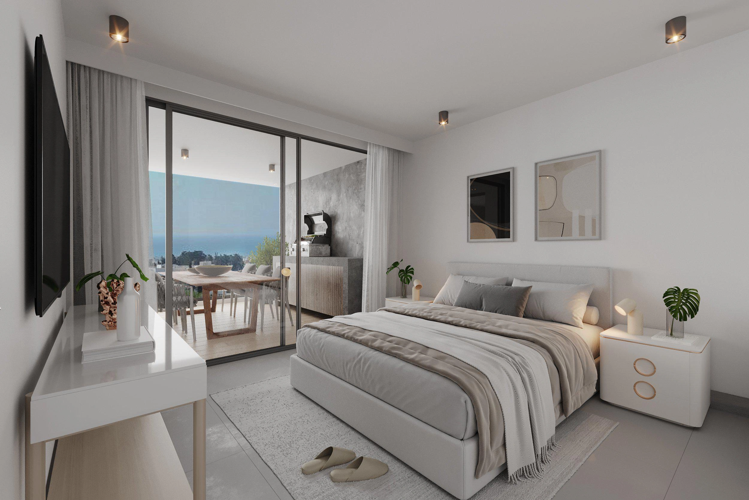 Apartamentos en un complejo residencial moderno en Paphos, Chipre