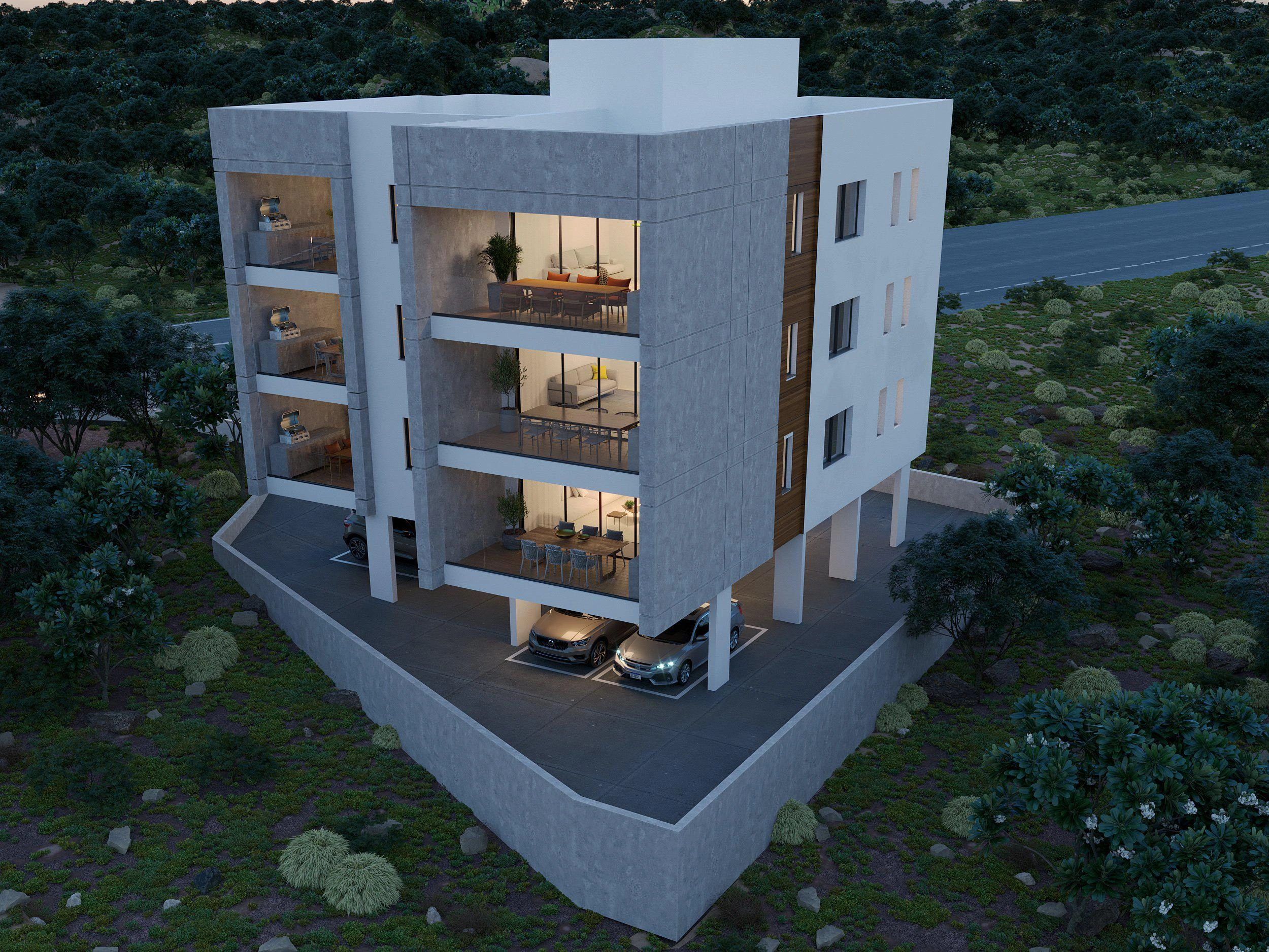 Apartamentos en un complejo residencial moderno en Paphos, Chipre