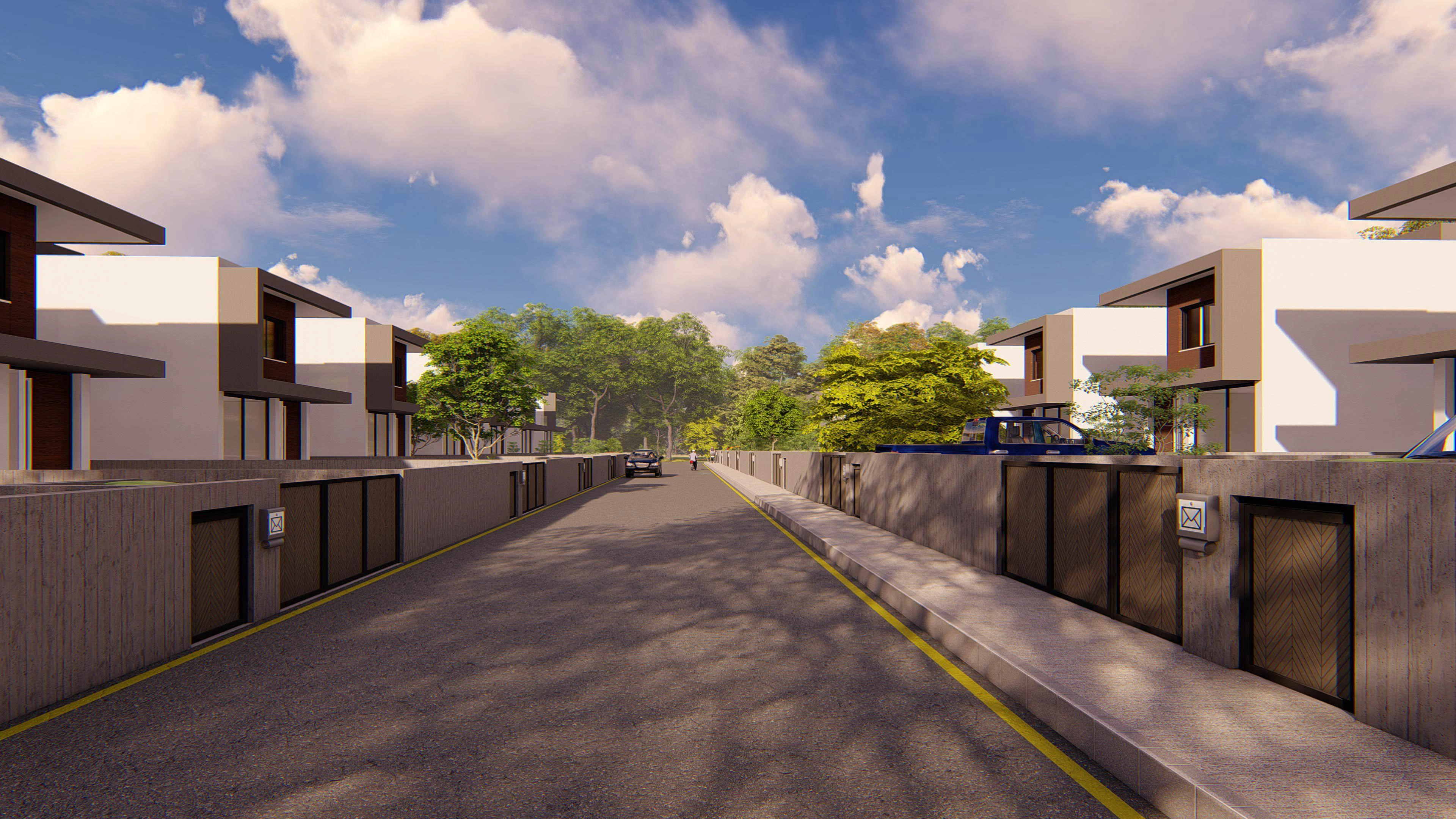 فلل في حي سكني هادئ مع مساحات خضراء منسقة في بافوس، قبرص