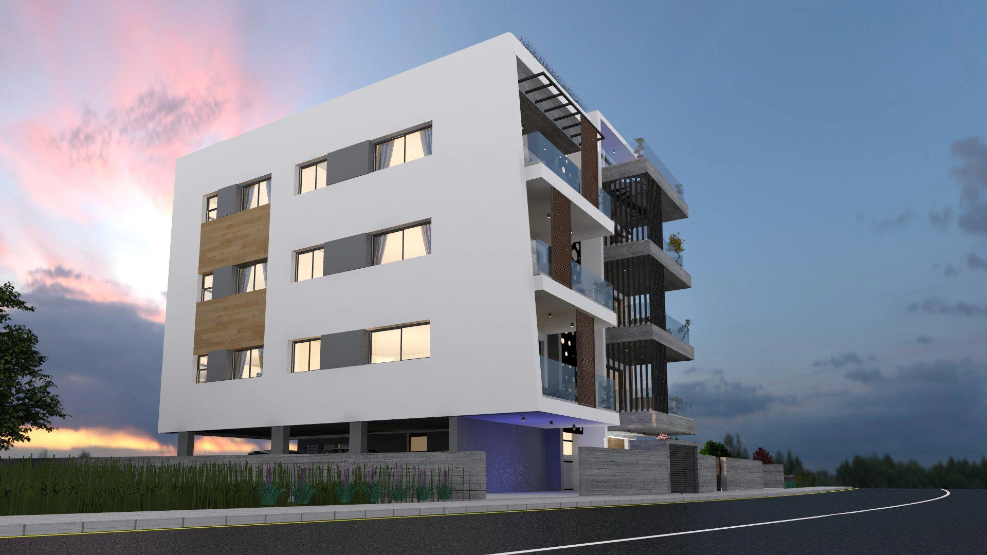 Apartments with parking and storerooms in Paphos, Cyprus