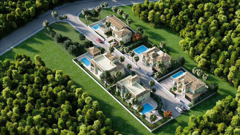 位于塞浦路斯帕福斯Chloraka住宅小区的别墅