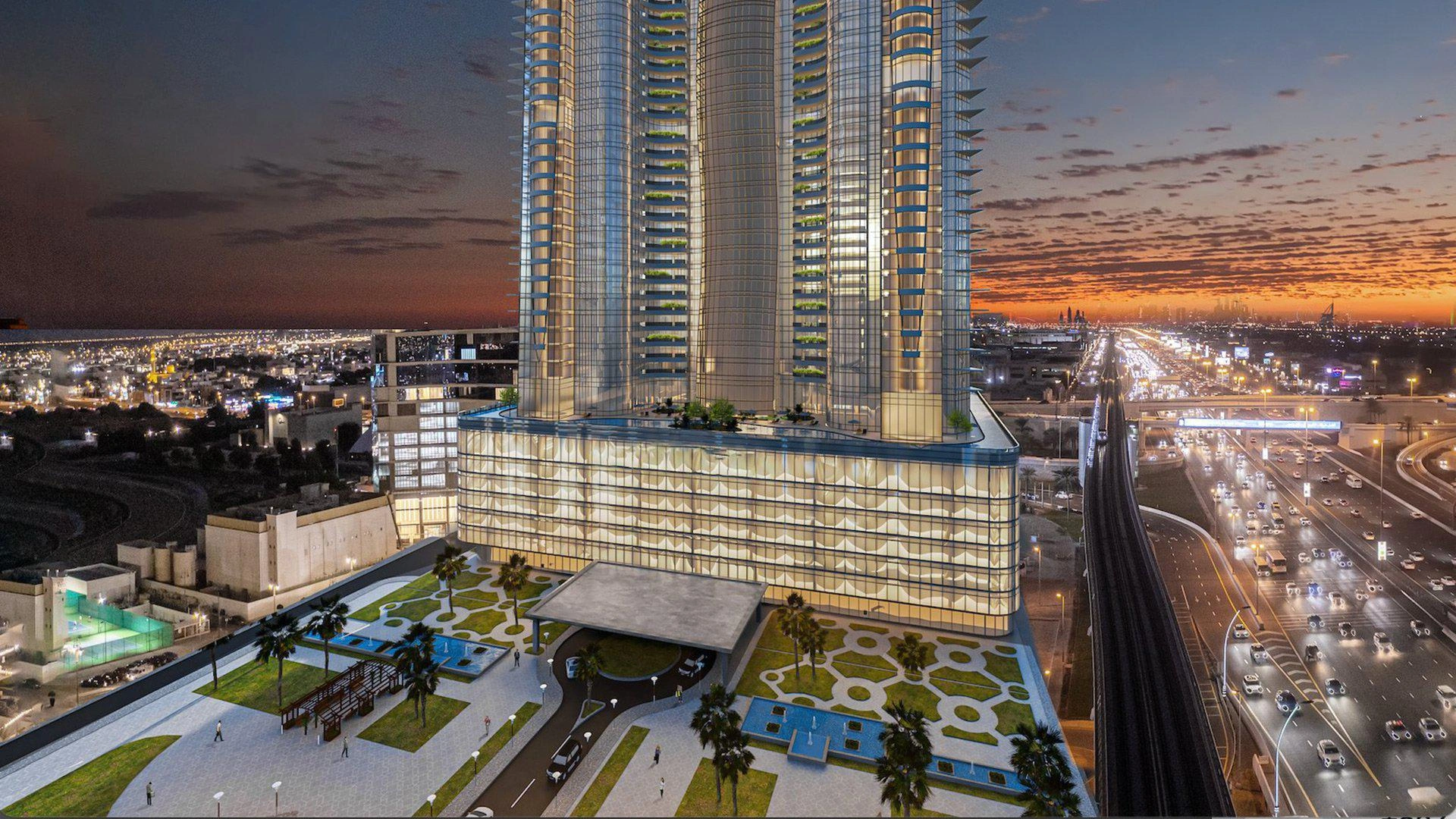 شقق برج الحبتور، دبي، الإمارات العربية المتحدة