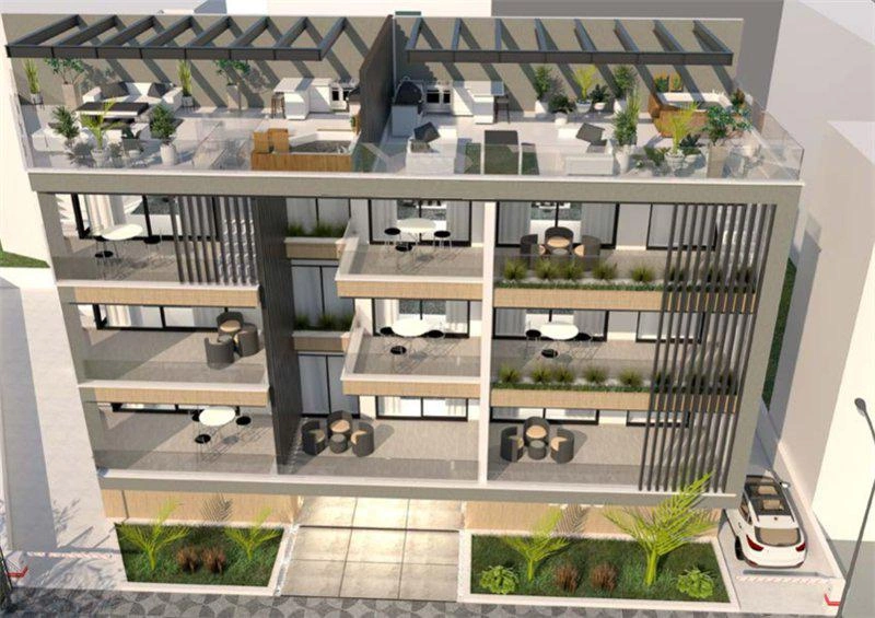 آپارتمانها در یک مجموعه مسکونی مدرن در لارناکا، قبرس