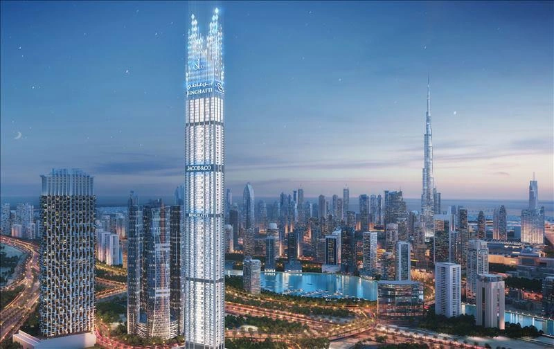 Burj Binghatti Jacob 公寓,迪拜,阿拉伯联合酋长国