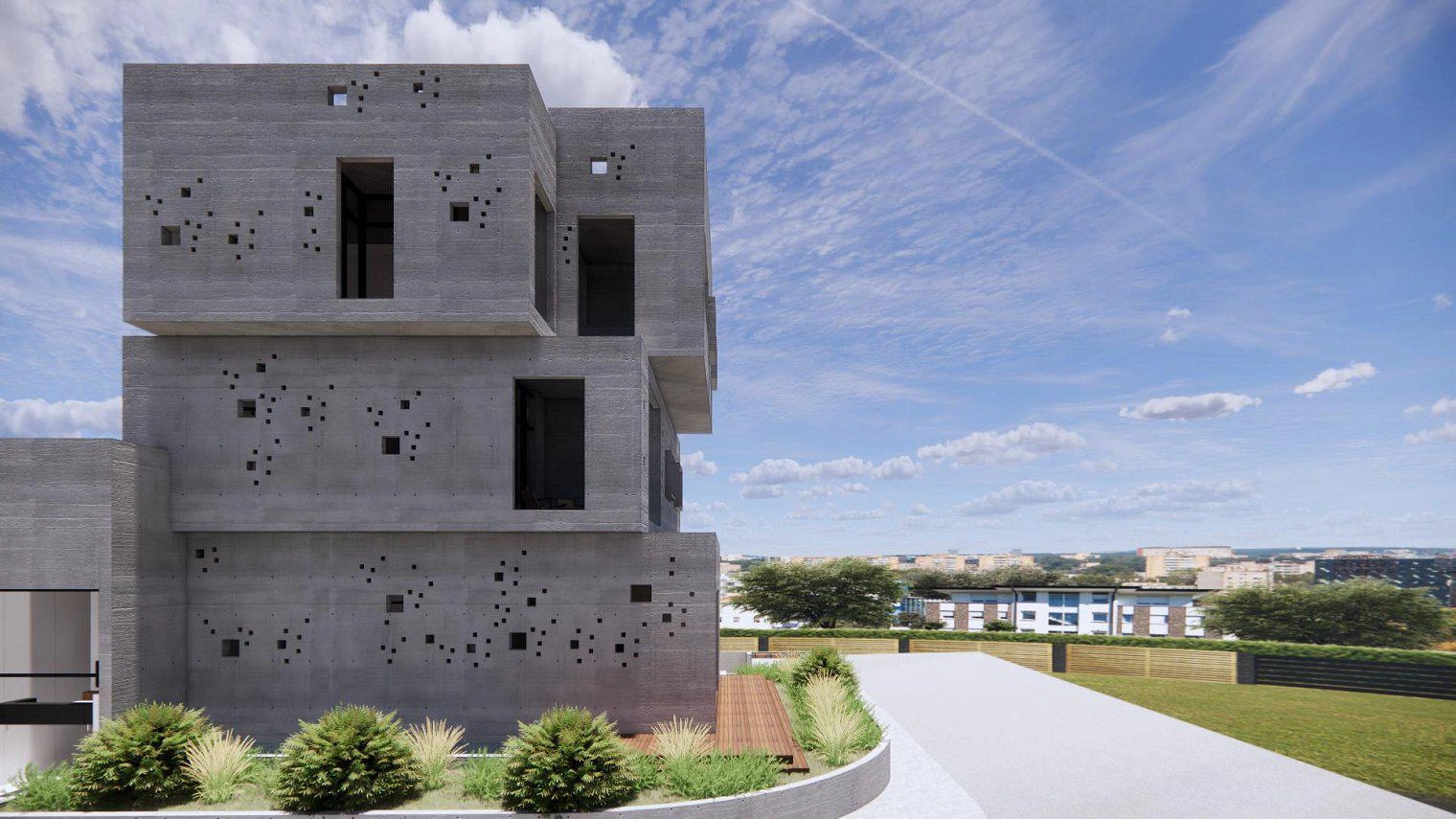 Wohnungen in einem modernen Wohnkomplex in Paphos, Zypern