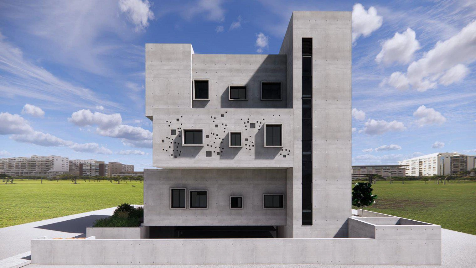 Wohnungen in einem modernen Wohnkomplex in Paphos, Zypern