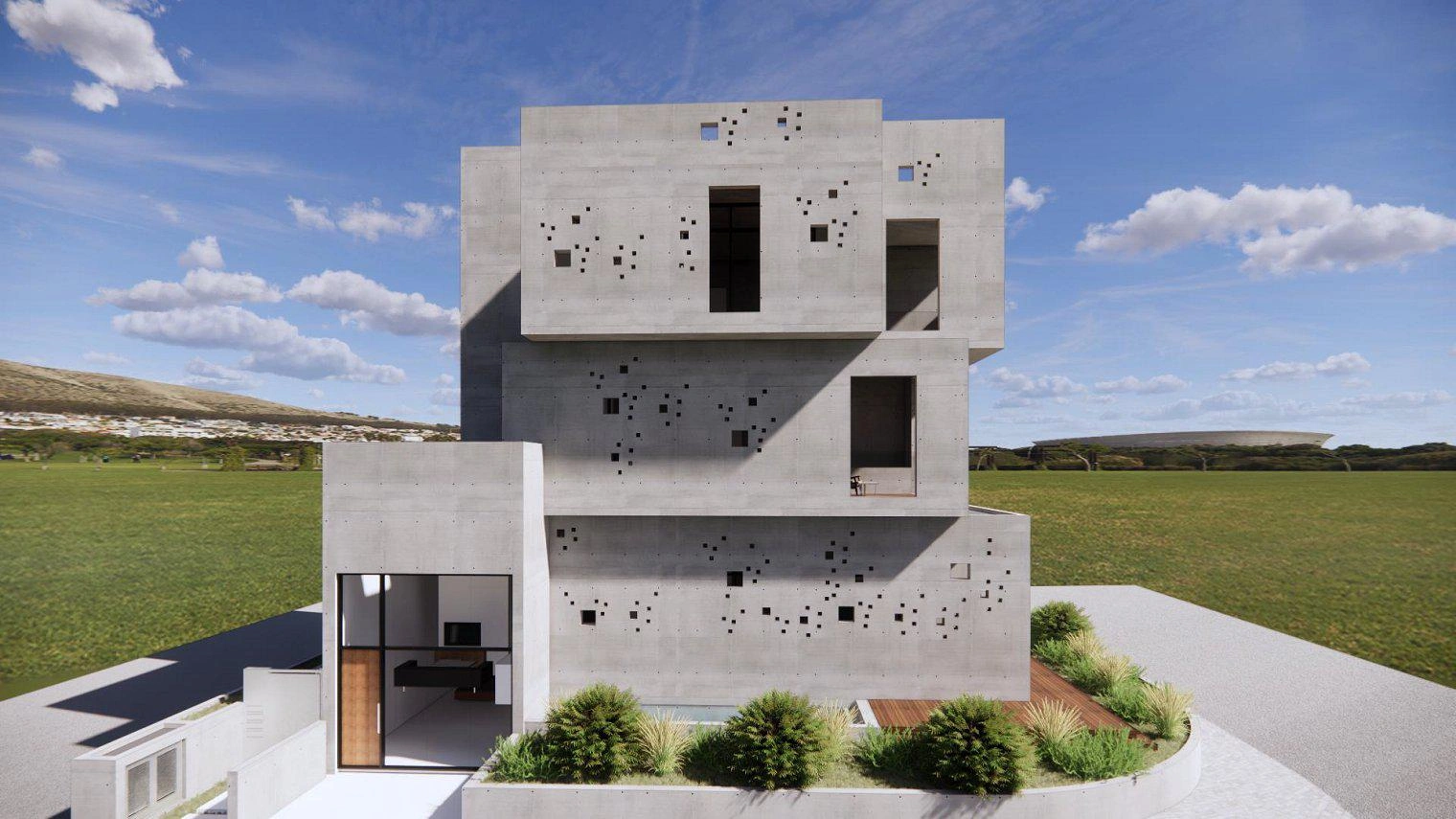 Wohnungen in einem modernen Wohnkomplex in Paphos, Zypern