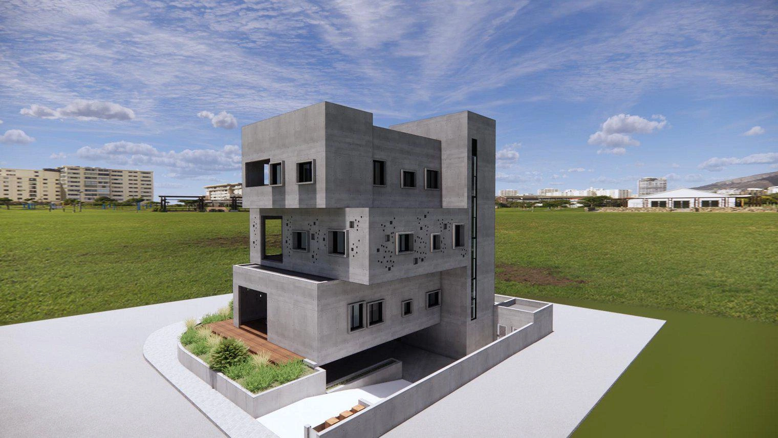 Wohnungen in einem modernen Wohnkomplex in Paphos, Zypern