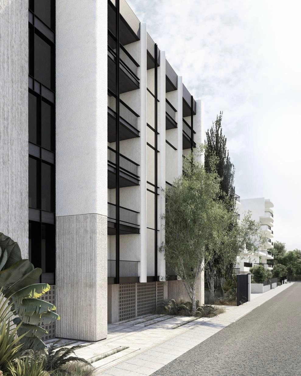 Apartments in a residential complex in Attica, Greece