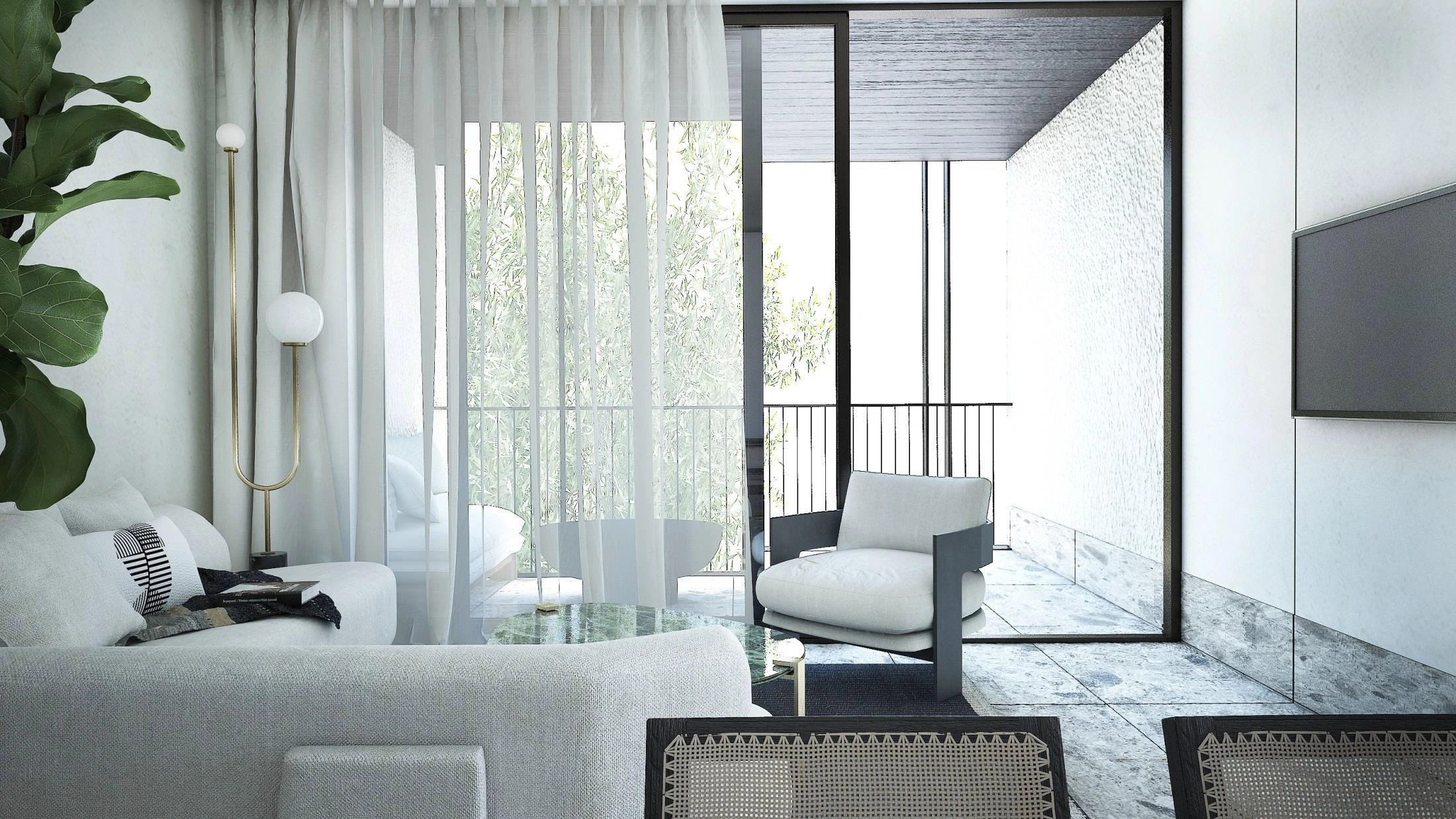 Apartments in a residential complex in Attica, Greece