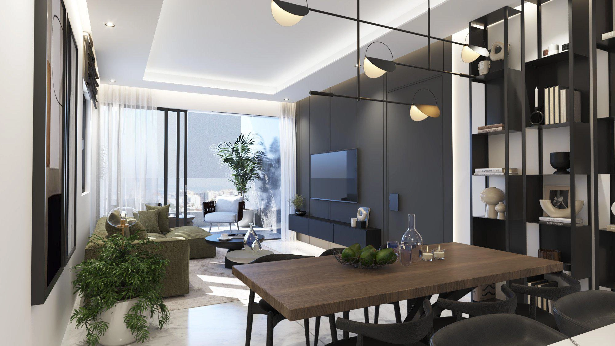 Apartments in a modern residential complex in Larnaca, Cyprus