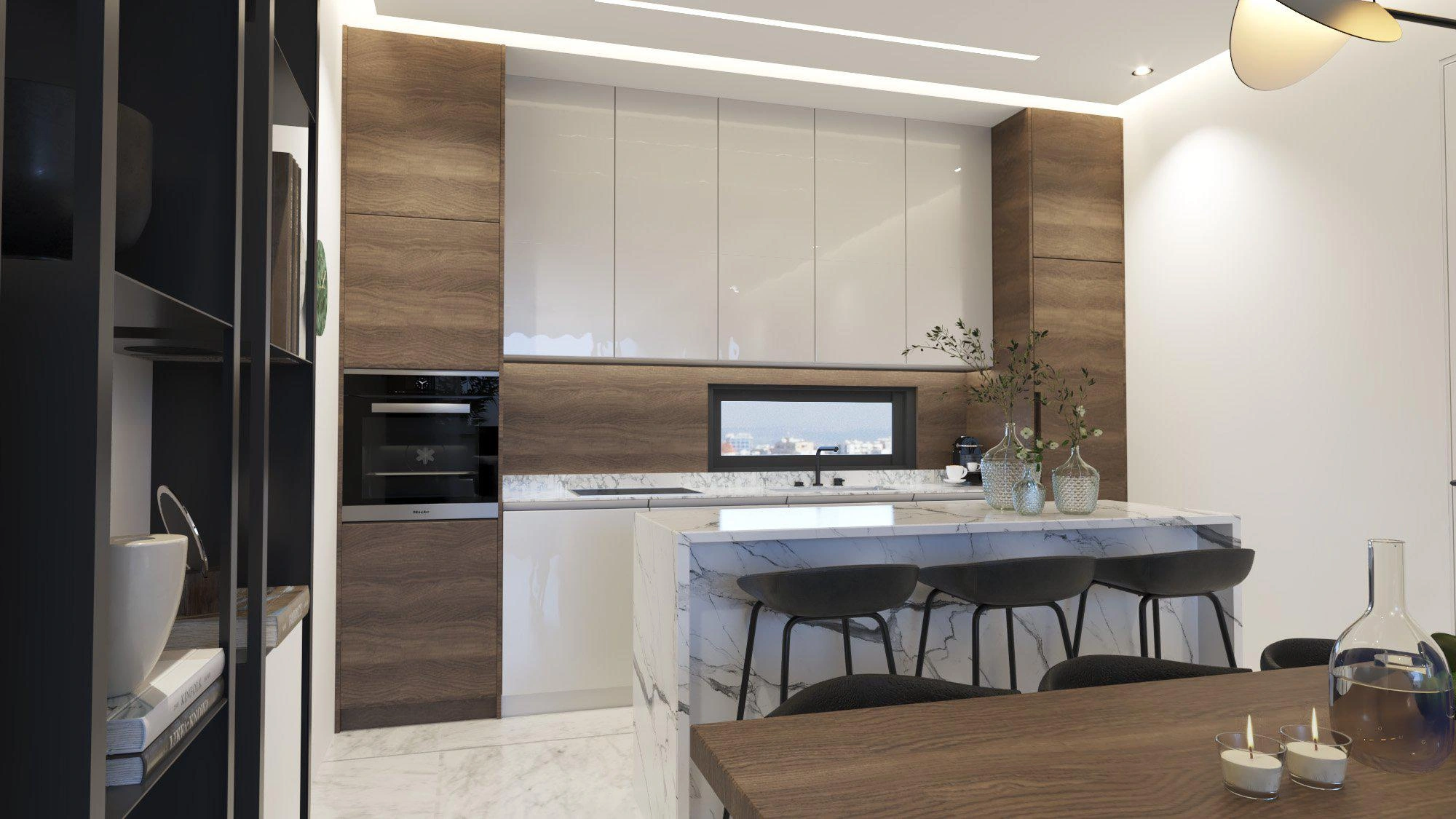 Apartments in a modern residential complex in Larnaca, Cyprus