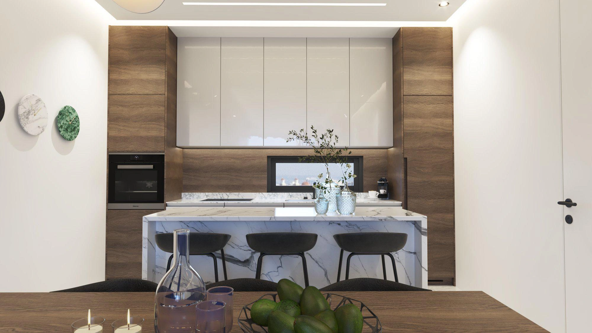 Apartments in a modern residential complex in Larnaca, Cyprus