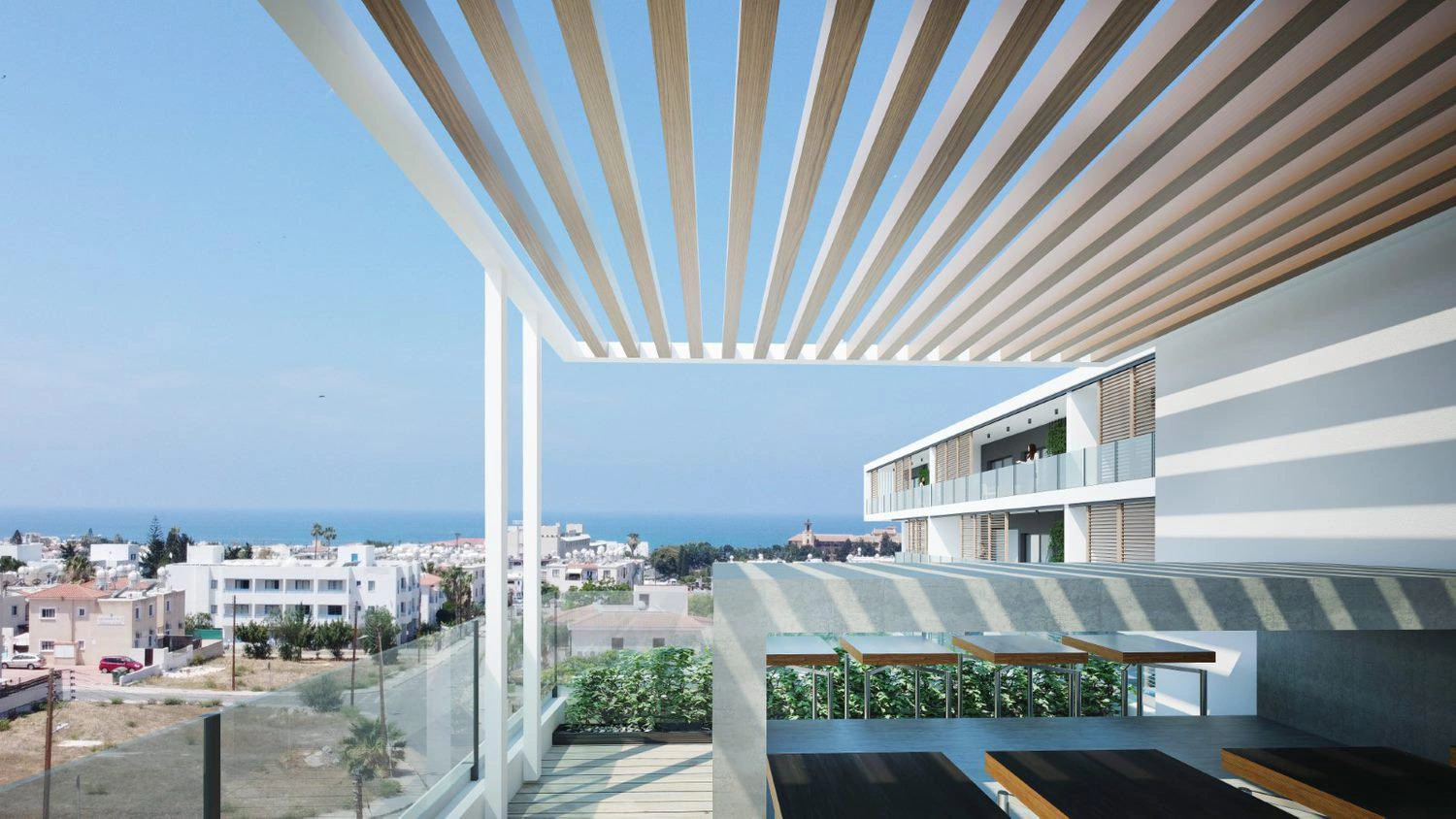 키프로스 파포스의 신규 주거 단지 내 아파트