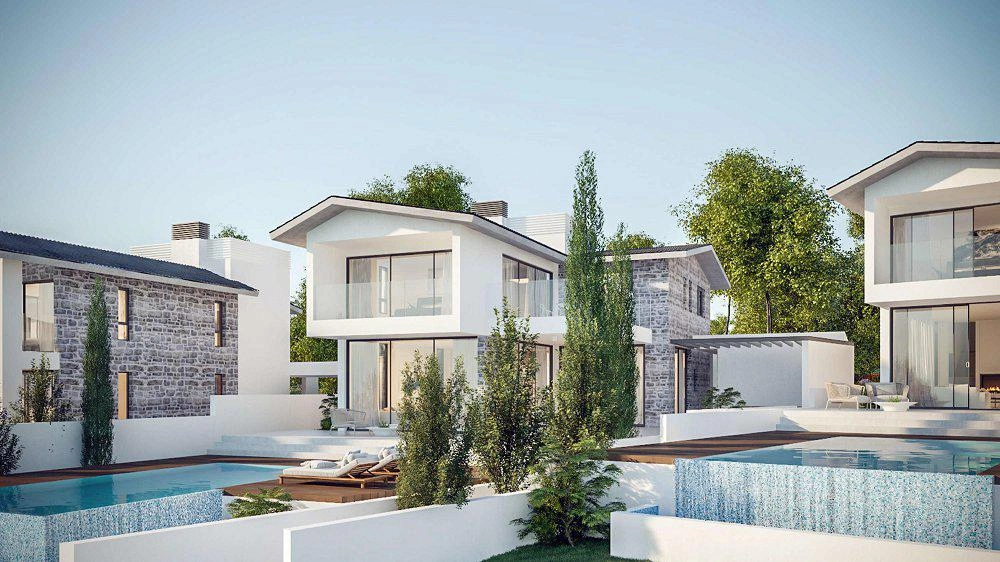 Villas in a new development project in Paphos, Cyprus