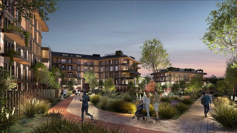 Apartments in a new residential complex in Istanbul, Turkiye