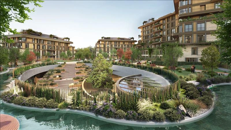 شقق في مجمّع سكني جديد في إسطنبول، تركيا