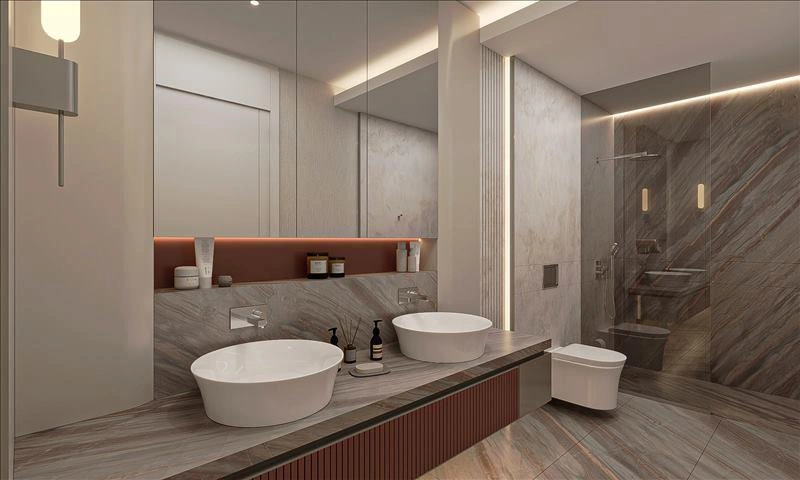 Apartments in a new residential complex in Istanbul, Turkiye