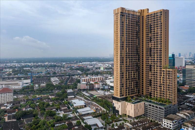 Apartments in a residential complex in Bangkok, Thailand