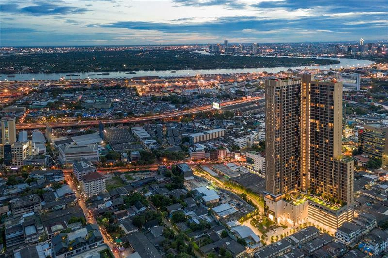 Apartments in a residential complex in Bangkok, Thailand