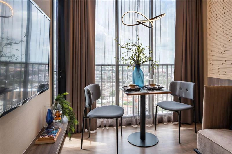 Apartments in a residential complex in Bangkok, Thailand