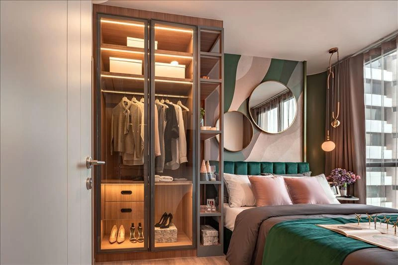 Apartments in a residential complex in Bangkok, Thailand