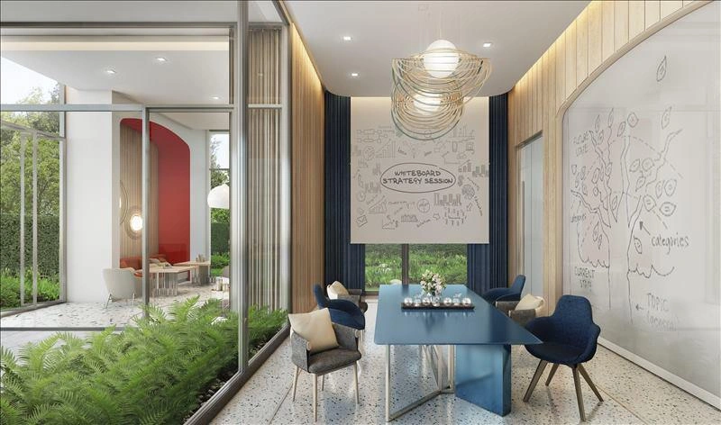 شقق في مبنى سكني جديد شاهق الارتفاع في بانكوك، تايلاند