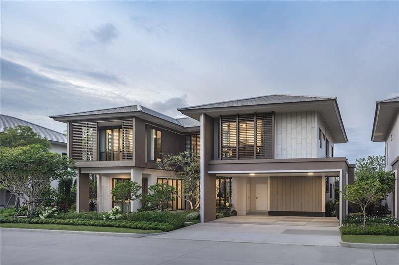 Apartments in a residential complex in Bangkok, Thailand