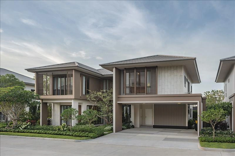 Apartments in a residential complex in Bangkok, Thailand
