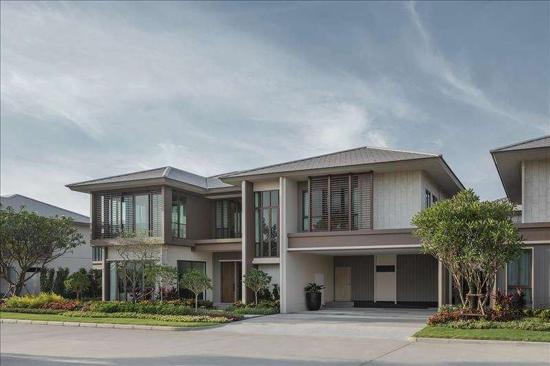 Apartments in a residential complex in Bangkok, Thailand