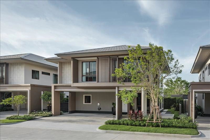 Apartments in a residential complex in Bangkok, Thailand