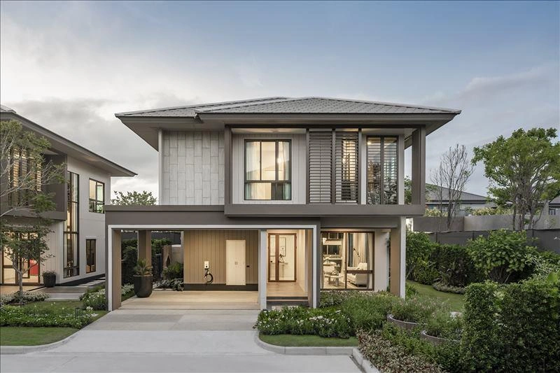 Apartments in a residential complex in Bangkok, Thailand