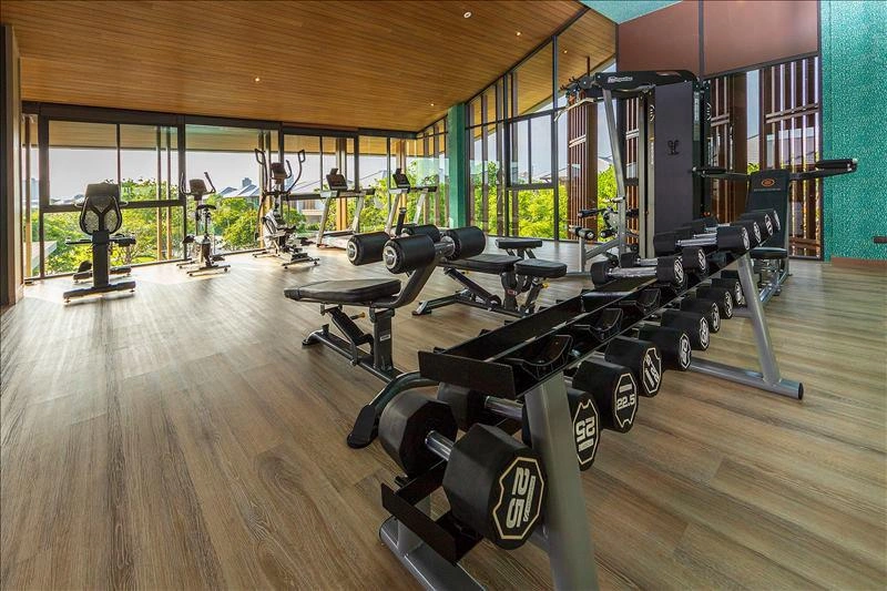 Apartments in a residential complex in Bangkok, Thailand