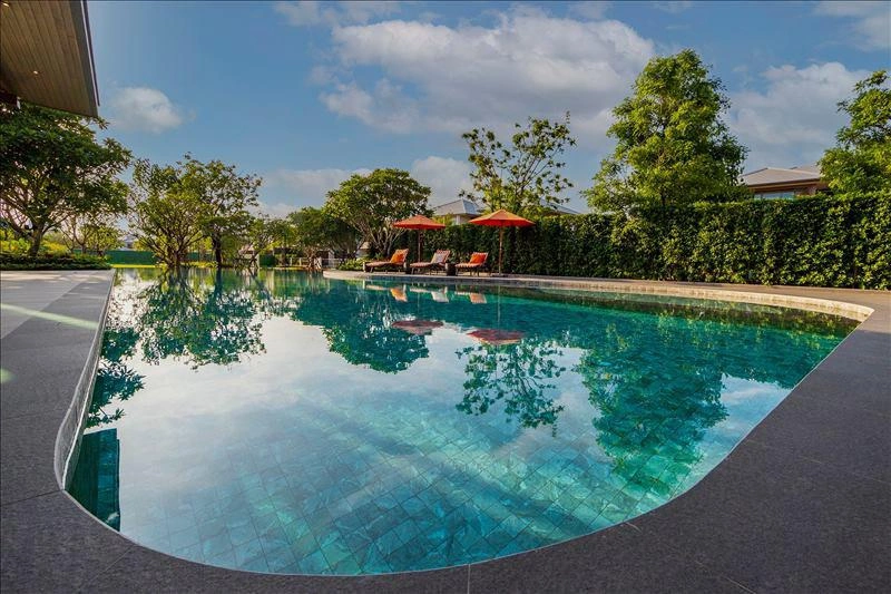 Apartments in a residential complex in Bangkok, Thailand