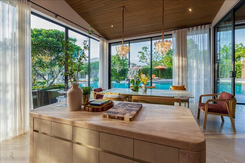 Apartments in a residential complex in Bangkok, Thailand