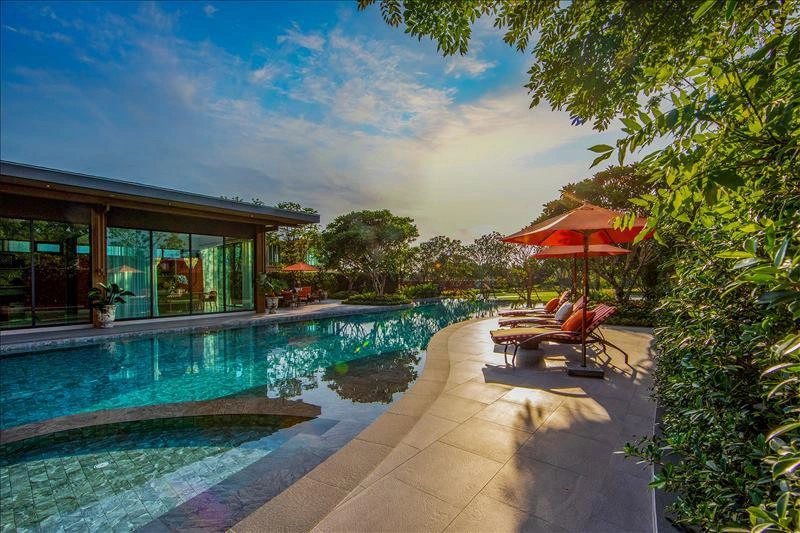 Apartments in a residential complex in Bangkok, Thailand