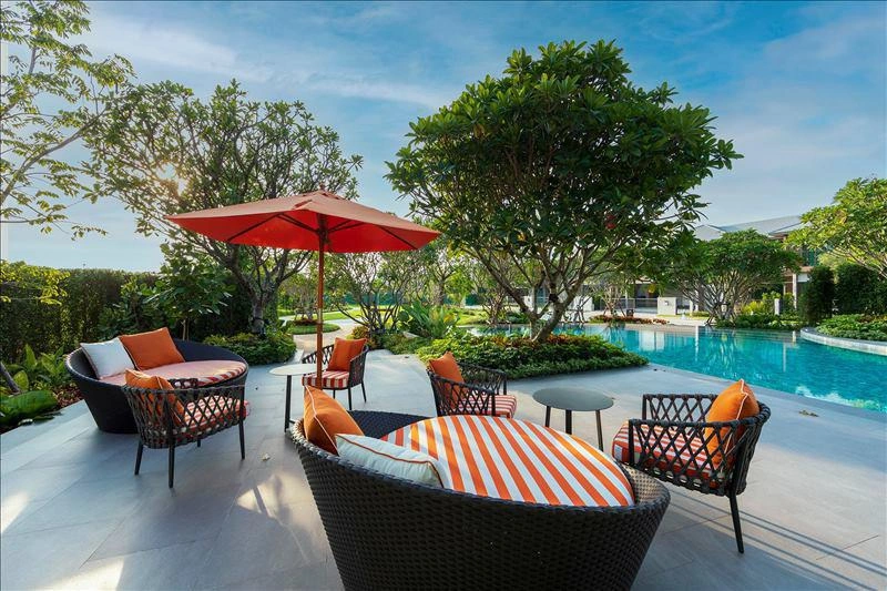 Apartments in a residential complex in Bangkok, Thailand